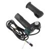 1 Pair Electric Throttle Voltmeter Grip, Multifunction Throttle Handlebar Grip with LED Display and Electric Lock for Equipment view 2