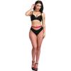 CozyWow Soft & Stretchy High Waist Fishnet Tights Partterned Fishnets Garter Stockings for Women(A-Red-Middle Hole) view 2