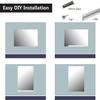 Witcoor Large Activity Gym Mirror Kit Dance Studio Mirror for Gymnastics/Yoga/Fitness/Dancing 48" x32 (1 Set) view 4