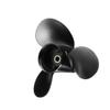 48-828158A12 Aluminum Outboard Prop Propeller with Hub Kit 9x10 1/2 Pitch 3 Blade 8 Spline Tooth Outboard Boat Propeller Replacement Mercury 6-15 HP view 1