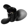 48-828158A12 Aluminum Outboard Prop Propeller with Hub Kit 9x10 1/2 Pitch 3 Blade 8 Spline Tooth Outboard Boat Propeller Replacement Mercury 6-15 HP view 2