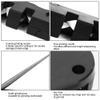 2pcs Pocket Knife Sharpener Outdoor Min Knife Sharpening Tool Tapered Coated Rod view 3
