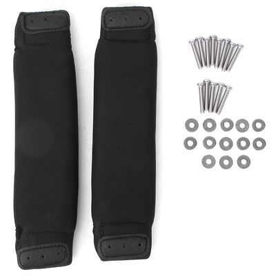 Black Kiteboard Footstraps, Windsurf Foot Strap Surf Board Foot Strap, A Pair for Kiteboard Surf Board Outdoor Fun Kitesurfing Adult Children Surfing