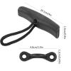 Alomejor 2 Packs Kayak Pull Handle Canoeing T Shape Pull Handle with Cord and Pad Eyes & Screws view 2