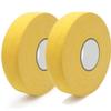 MEZUT Hockey Tape Cloth Easy to Stretch and Tear,Athletic Sport Hockey, Baseball Tape,1" x 27 yd (2 Rolls) (Yellow) view 1