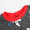 Dolphin&Fish Boys Dinosaur Pajamas Kids Sleepwear Toddler Clothes Sets 2T Blue Gray view 4