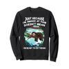Just Because I'm Awake at 11am Funny Sloth Tweens Teens Gift Sweatshirt view 1