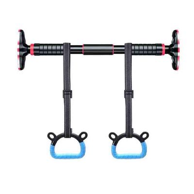 Pull-Up Bars AGYH Portable Horizontal Bar, Multifunctional Fitness Bar Installed in Door Corridor, Swing Resistance Belt Suspension Equipment, 70-180CM (Size : 70-95CM)