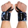 Rip Toned Wrist Wraps for Weightlifting  USPA & USAPL Approved 18" Wrist Straps for Powerlifting  Adjustable, Durable Gym Wraps with Thumb Loop  Quality Support for Men & Women  Blue Camo Flex view 1