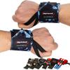 Rip Toned Wrist Wraps for Weightlifting  USPA & USAPL Approved 18" Wrist Straps for Powerlifting  Adjustable, Durable Gym Wraps with Thumb Loop  Maximum Support for Men & Women  Blue Camo Stiff view 1