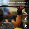 Rip Toned Wrist Wraps for Weightlifting  USPA & USAPL Approved 18" Wrist Straps for Powerlifting  Adjustable, Durable Gym Wraps with Thumb Loop  Maximum Support for Men & Women  Blue Camo Stiff view 2