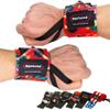 Rip Toned Wrist Wraps for Weightlifting  USPA & USAPL Approved 18" Wrist Straps for Powerlifting  Adjustable, Durable Gym Wraps with Thumb Loop  Maximum Support for Men & Women  Large Floral Stiff