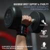 Rip Toned Wrist Wraps for Weightlifting  USPA & USAPL Approved 18" Wrist Straps for Powerlifting  Adjustable, Durable Gym Wraps with Thumb Loop  Maximum Support for Men & Women  Large Floral Stiff view 2