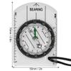 Alomejor 4pcs Orienteering Professional Map Reading Children Hiking Backpacking Survival Compass view 2
