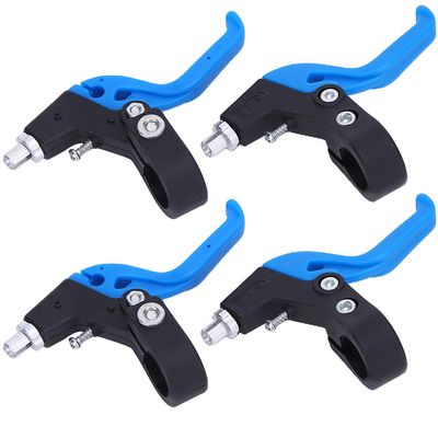 Alomejor Brake Lever Children Brake Lever Handlebar Ergonomic Adjutable Handle 22.2mm/0.9in Handlebar Diameter(Black Blue)