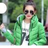 Andongnywell Women's Lightweight Cotton Jacket Jacket high Neck bib Insulation Waterproof Tight Outwear (Green,Large) view 2