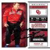 Autograph Warehouse 582949 Oklahoma Sooners Coach Barry Switzer Autographed Football Card - 2018 Panini Contenders Draft Season Ticket No.9 view 1