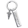 Chiropractor Appreciation Jewelry Chiropractor Retirement Gift Chiropractor Graduation Keychain Therapist Keychain Chiropractor Going Away Gift Great Chiropractor Keychain view 1