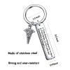 Chiropractor Appreciation Jewelry Chiropractor Retirement Gift Chiropractor Graduation Keychain Therapist Keychain Chiropractor Going Away Gift Great Chiropractor Keychain view 2