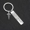 Chiropractor Appreciation Jewelry Chiropractor Retirement Gift Chiropractor Graduation Keychain Therapist Keychain Chiropractor Going Away Gift Great Chiropractor Keychain view 3