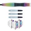 WINMAU Elektra 22 Gram Tungsten Darts with Prism Flights and Vecta Shafts (Stems) view 4