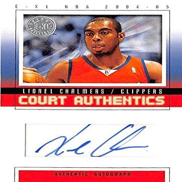 Autograph Warehouse 366536 Lionel Chalmers Autographed Basketball Card - Los Angeles Clippers 2004 Skybox No.16