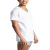 Fruit of the Loom Mens Eversoft Cotton Stay Tucked V-Neck T-Shirt Base Layer Top, Regular - White - 6 Pack, XX-Large US view 3