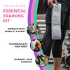 3DActive Fabric Resistance Bands for Legs & Butt. Wide Non-Slip Hip Band Set for Home & Gym Workouts. Exercise Guide & Carry Bag Included - Purple, Pink, Green. view 3