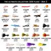 Ventures Fly Co. | 200 Premium Hand Tied Fly Fishing Flies Assortment | Three Fly Boxes Included | Dry, Wet, Nymphs, Streamers, Wooly Buggers, Terrestrials | Trout, Bass Lure Set, Kit view 4