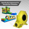 Zoom 1.25 HP Inflatable Bounce House Blower Air Pump Fan, W6L 950 Watt Residential Inflatable Blower for Bounce Houses, Combos, and Advertising Inflatables, Energy Efficient and Compact for Home Use view 2