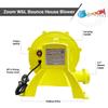 Zoom 1.25 HP Inflatable Bounce House Blower Air Pump Fan, W6L 950 Watt Residential Inflatable Blower for Bounce Houses, Combos, and Advertising Inflatables, Energy Efficient and Compact for Home Use view 4