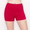 ALWAYS Women's 3" Yoga Shorts - Premium Soft Solid Stretch Running Dance Volleyball Boy Short Lounge Pants Deep Red 3XL view 2