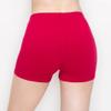 ALWAYS Women's 3" Yoga Shorts - Premium Soft Solid Stretch Running Dance Volleyball Boy Short Lounge Pants Deep Red 3XL view 4