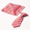a.x.n.y Boys' Long Sleeve Button Down Shirt with Tie and Pocket Square Combo Set, Coral, 4 view 3