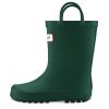 mysoft Kids Rain Boots for Girls and Boys Toddler Waterproof Rubber Cute Printed with Easy-On Handles view 1
