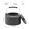 Bulin Camping Kettle 2.2L Aluminum Alloy Open Campfire Coffee Tea Pot Fast Heating Outdoor Gear Great for Boiling Water Ultralight Portable for Hiking Picnic Travel view 2
