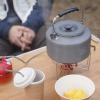Bulin Camping Kettle 2.2L Aluminum Alloy Open Campfire Coffee Tea Pot Fast Heating Outdoor Gear Great for Boiling Water Ultralight Portable for Hiking Picnic Travel view 4