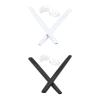 Mryok 2 Pair Replacement Earsocks Nosepiece for Oakley Square Wire 2(2014) - White & Black view 1
