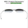 Mryok 2 Pair Replacement Earsocks Nosepiece for Oakley Square Wire 2(2014) - White & Black view 2
