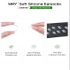 Mryok 2 Pair Replacement Earsocks Nosepiece for Oakley Square Wire 2(2014) - White & Black view 4