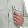 Little Donkey Andy Men's Stretch Quick Dry Water Resistant Outdoor Shirts UPF50+ for Hiking, Travel, Camping Light Gray Size 3XL view 4