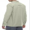 Little Donkey Andy Men's Stretch Quick Dry Water Resistant Outdoor Shirts UPF50+ for Hiking, Travel, Camping Khaki Size 3XL view 4