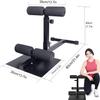 INNOLIFE Sissy Squat Machine Adjustable Height, Protective Foam Thick Steel Fitness Home Gym (Black) view 2