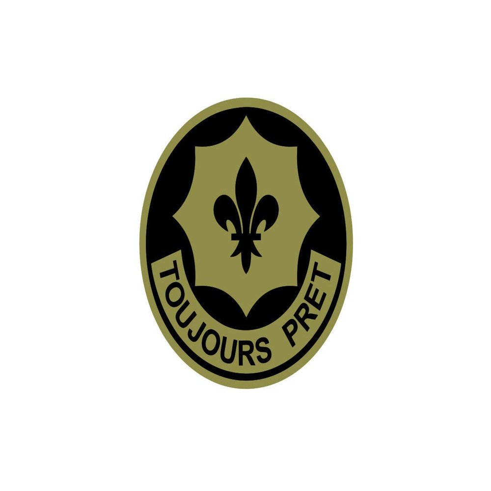 Edward & Co Sticker 2nd Armored Cavalry Regiment Decal United States Army Military for Car Truck Window Laptop Bumper US Flag 3.25 X 3.25 in