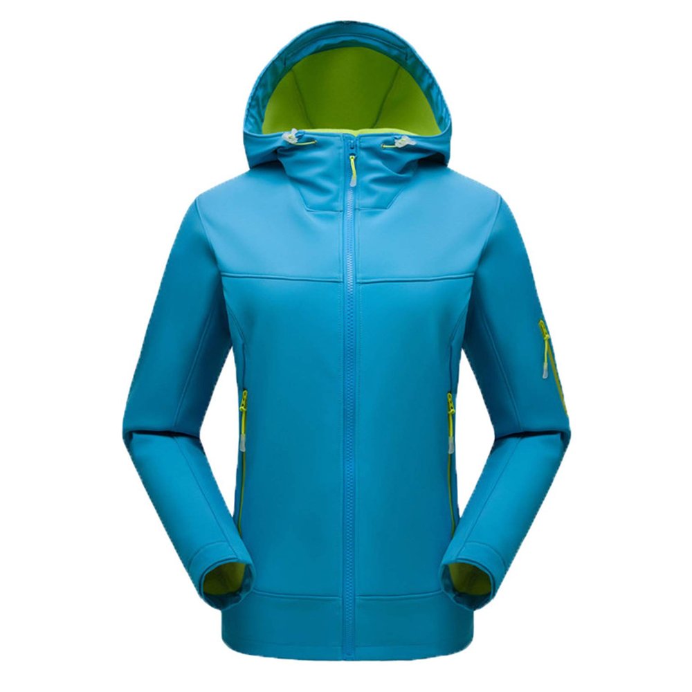 Andongnywell Women's Mountain Waterproof Ski Jacket Windproof Rain Jacket Winter Warm Snow Outdoor Sports Coat (Blue,X-Large)