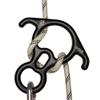 SOB Rescue Figure 8 Descender Belaying 40KN Bent Ear Belay Device Rock Climbing Rappelling Gear Aluminum Magnesium Alloy view 1