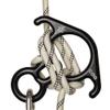 SOB Rescue Figure 8 Descender Belaying 40KN Bent Ear Belay Device Rock Climbing Rappelling Gear Aluminum Magnesium Alloy view 4