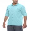 Little Donkey Andy Men's Stretch Quick Dry Water Resistant Outdoor Shirts UPF50+ for Hiking, Travel, Camping Blue Size 3XL view 1