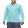 Little Donkey Andy Men's Stretch Quick Dry Water Resistant Outdoor Shirts UPF50+ for Hiking, Travel, Camping Blue Size 3XL view 2