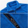 Andongnywell Women's Full Zip Solid Color Polar Sport Fleece Jacket with Pockets Faux Sherpa Sweatshirt (Purple,Small) view 4